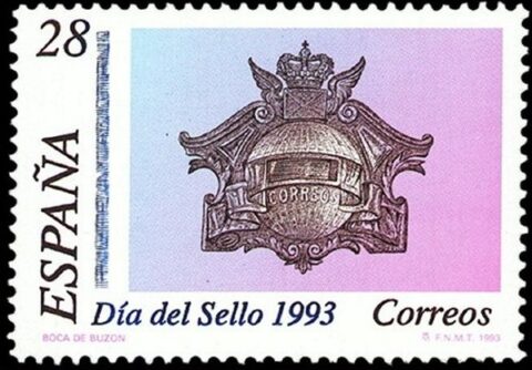 ESPAÑA 1993 3243 DIA DEL SELLO NUEVO Filatelia codigo 47