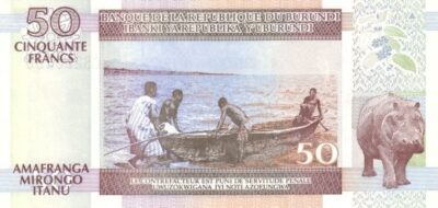 BURUNDI 50 FRANCS 2003 PICK 36d S/C - Imagen 2